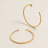 14K DIPPED TWIST HOOP