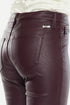 VEGAN LEATHER BOOTCUT PANT