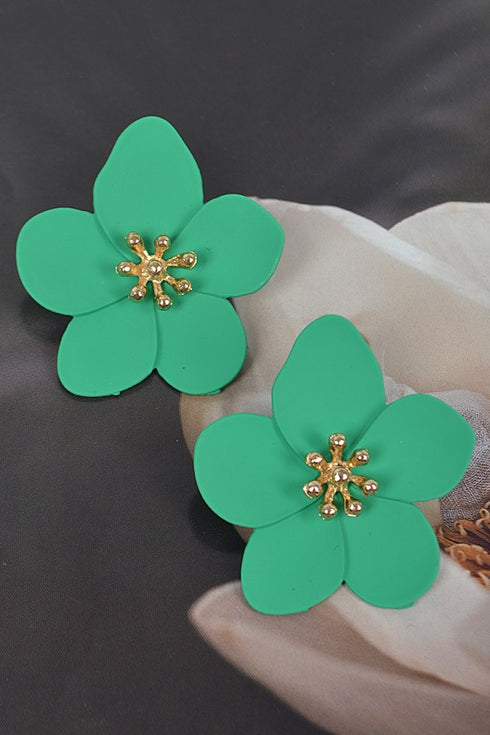 COLORFUL FLOWER EARRING