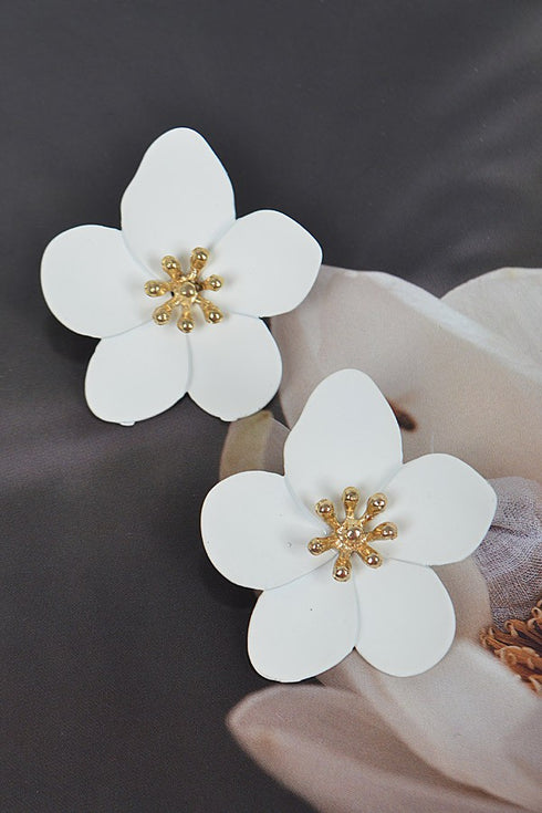 COLORFUL FLOWER EARRING