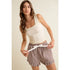 FLORAL JACQUARD SEAMLESS TOP