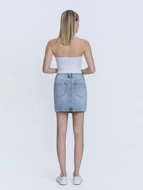 HIGH RISE DENIM SKIRT