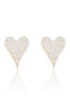 GOLD DIPPED CZ PAVE HEARTS
