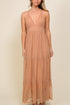 HALTER BOHO TIERED DRESS