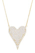 14K PLATED HEART NECKLACE