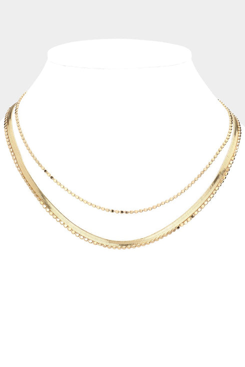 TRIPLE LAYERED NECKLACE