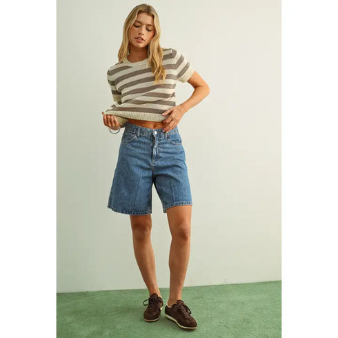 CORINA STRIPED TOP