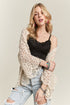 LEAF CROCHET CARDIGAN