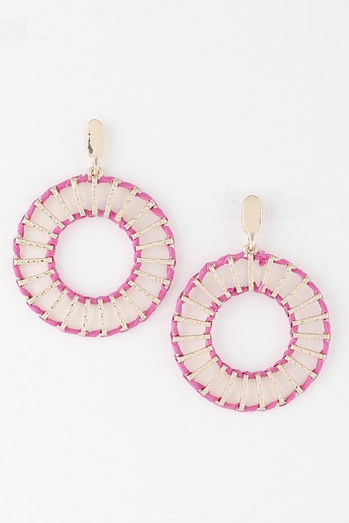 TWISTED WEAVE EARRINGS