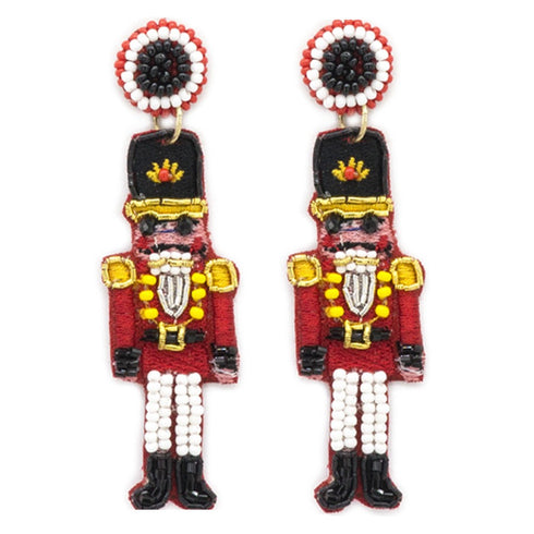 HOLIDAY BEADED EARRINGS