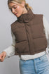 HIGH NECK PUFFER VEST