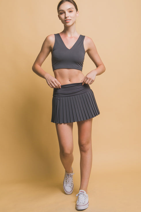PLEATED SPORT SKORT