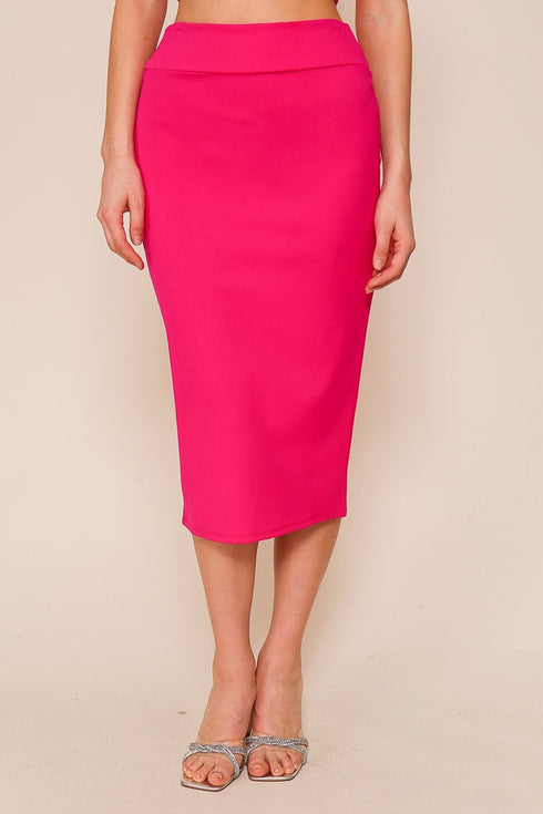 PONTE HIGH WAIST SKIRT
