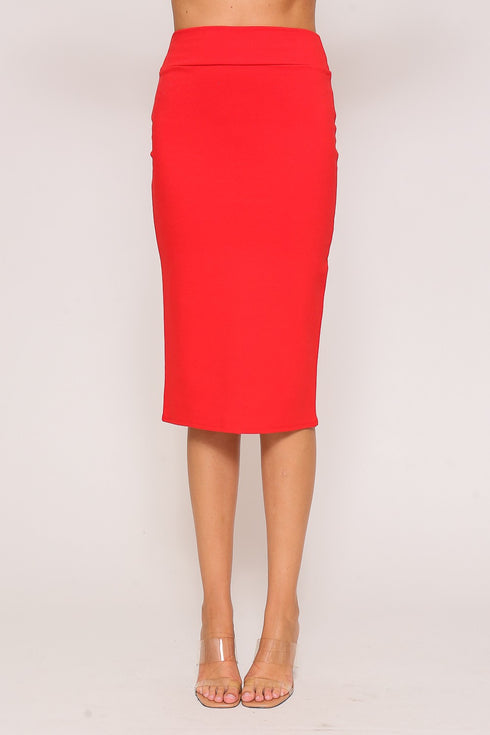 PONTE HIGH WAIST SKIRT