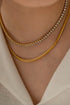 18K SS LAYERED NECKLACE