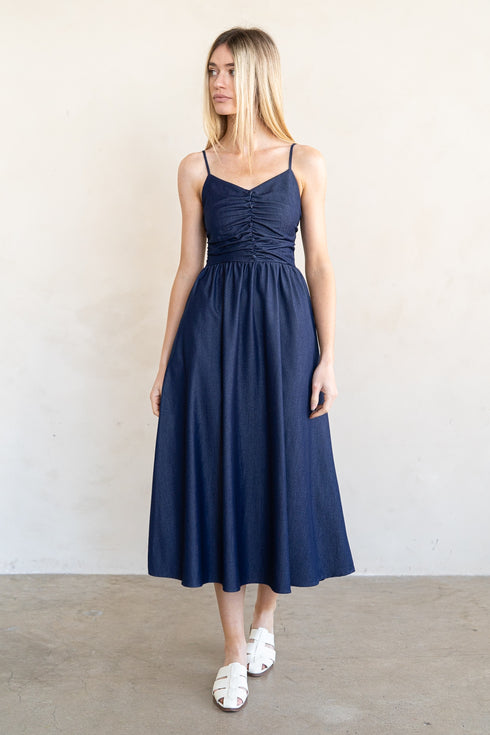 LORENZA DENIM DRESS