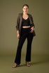 RISSA COLLARLESS BLAZER