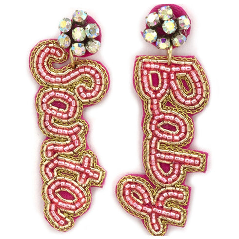 HOLIDAY BEADED EARRINGS