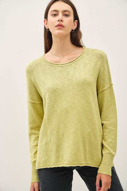OAKEN SLUB SWEATER