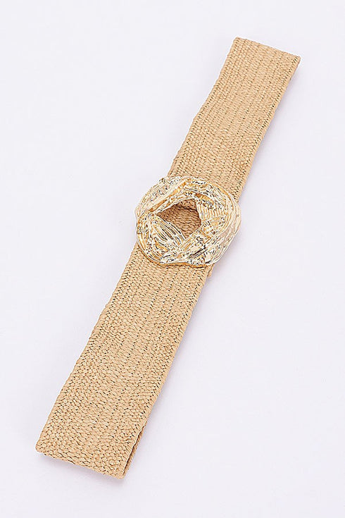 MELANIE STRAW BELT