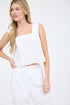 SQUARE CROP NECK TANK