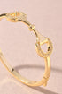 CZ HORSESHOE BANGLE