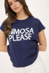 MIMOSA PLEASE SHORT SLEEVE TOP
