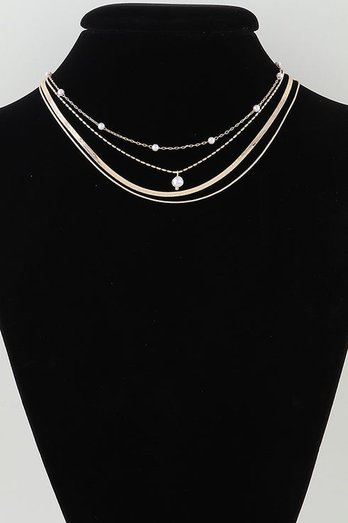 MULTI BEADED CHAIN NECKLACES