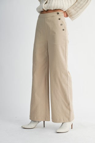 NINA SIDE BUTTON PANT