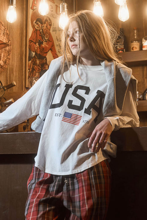 UGA RAGLAN LONG SLEEVE TEE