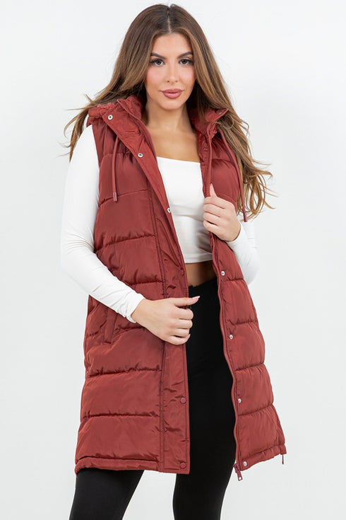LONG PUFFER VEST