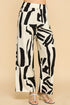 SILK WOVEN PRINT PANT