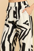 SILK WOVEN PRINT PANT