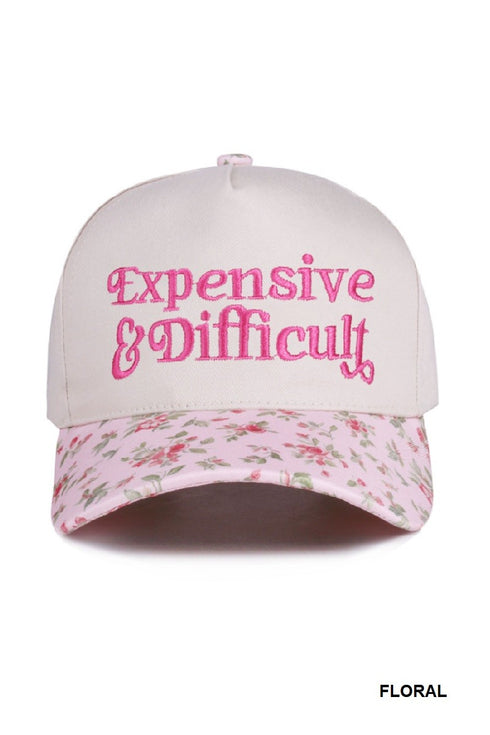 EXPENSIVE & DIFFICULT CANVAS HAT