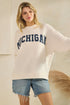 MICHIGAN LONG SLEEVE TOP