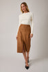 MIDI SUEDE SKIRT