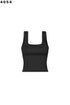 SQUARE NECK CROP RIB TANK