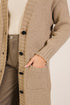 CLASSIC BUTTON LONGLINE CARDIGAN