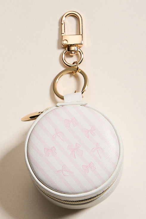 KEYCHAIN TRAVEL JEWELRY CASE