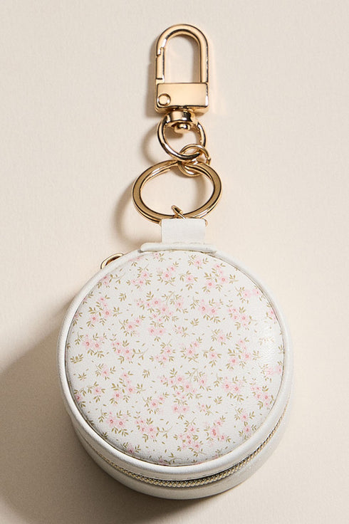 KEYCHAIN TRAVEL JEWELRY CASE