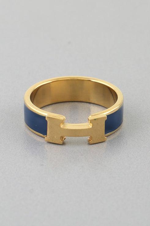 ENAMEL H RING