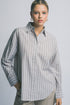 EMERSON STRIPE BUTTON TOP
