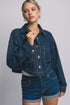 CROP DENIM TOP