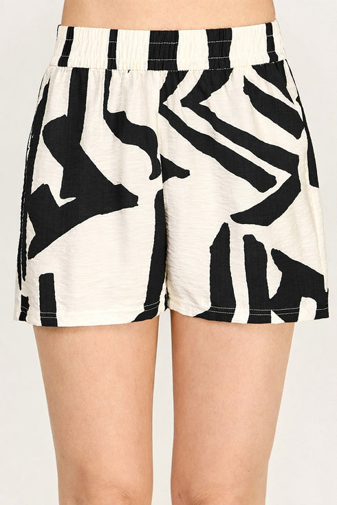 UNIQUE PRINT SHORTS