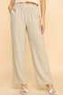 CRINKLE STRAIGHT LEG PANT