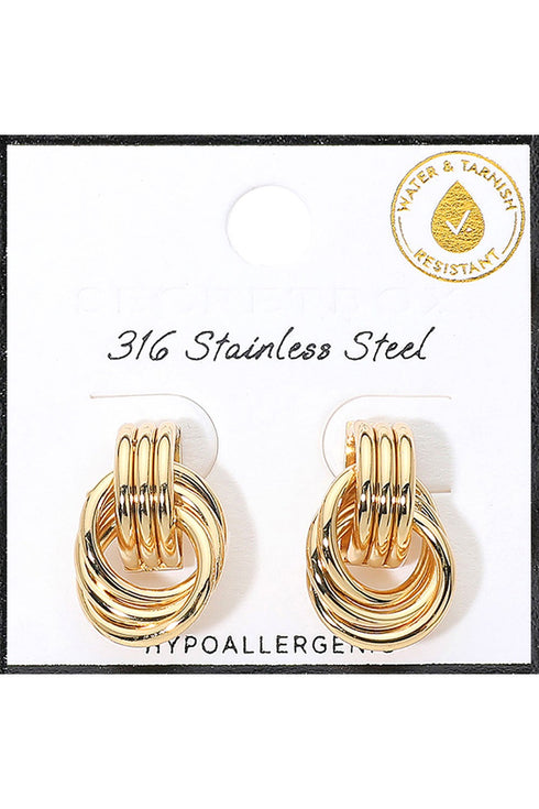 QUIET LUXE GOLD EARRINGS