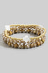 UPCYCLED SHELL CLOVER STRETCH BRACELET