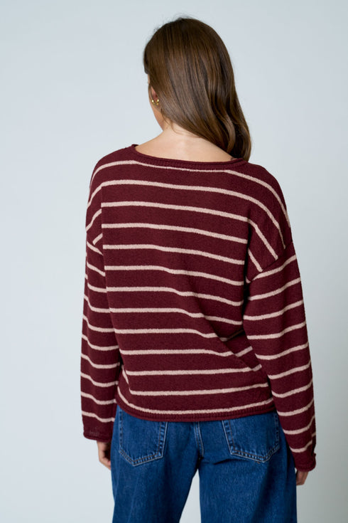 MARTA STRIPE SWEATER