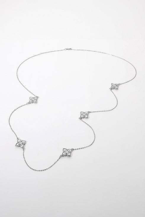FLORAL STATION NECKLACE