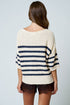 TEXTURED KNIT HALF SLEEVE